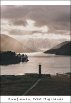 Glenfinnan Monument & Loch Shiel, Lochaber Postcard (V Std CB)