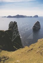 Hirta, Soay, Dun, Stac Lee from Boreray, St Kilda Postcard (V St