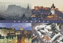 Edinburgh Castle & City Comp, Edinburgh 1 Postcard (H Std CB)