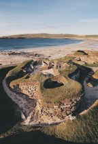 Skara Brae & Bay of Skaill, Mainland, Orkney Postcard (V Std CB)