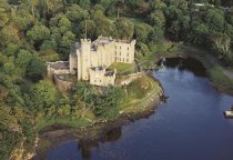 Dunvegan Castle, Isle of Skye From Air 1 Postcard (H Std CB)