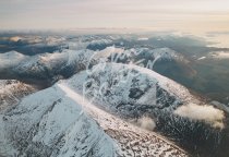 Ben Nevis from north From Air Postcard (H Std CB)