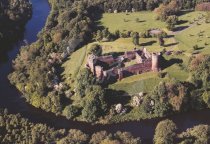 Bothwell Castle, Lanarkshire From Air Postcard (H Std CB)