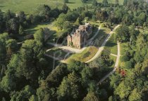 Brodick Castle, Isle of Arran From Air Postcard (H Std CB)