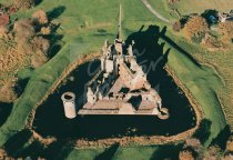 Caerlaverock Castle, Borders From Air Postcard (H Std CB)