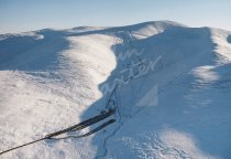 Coire Cas & Cairn Gorm, Cairngorms National Park From Air Postca