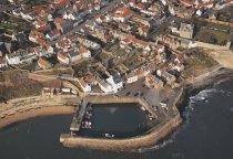 Crail, Fife From Air Postcard (H Std CB)