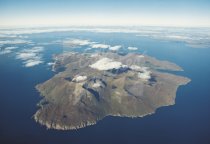 Isle of Rum From Air Postcard (H Std CB)