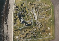 Jarlshof, Shetland From Air Postcard (H Std CB)