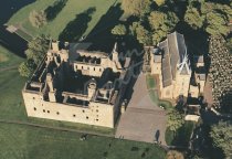 Linlithgow Palace From Air Postcard (H Std CB)