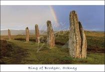 Ring of Brodgar Stone Circle, Orkney Postcard (H Std CB)