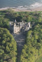 Dunrobin Castle, near Golspie, Sutherland From Air Postcard (V S