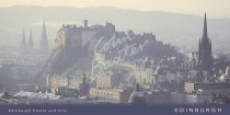 Edinburgh from Salisbury Crags Postcard (H Vis CB)