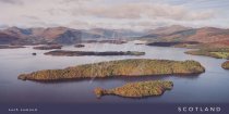 Loch Lomond, Inchailloch & Clairinsh foreground Postcard (H Vis