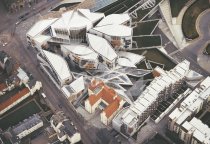 Scottish Parliament, Holyrood, Edinburgh 2 Postcard (H Std CB)