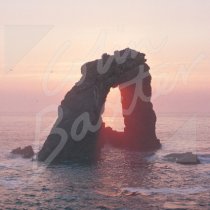 Gaada Stack, Foula, Shetland Greetings Card (CB)