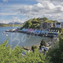 Portree Harbour, Isle of Skye Greetings Card (CB)