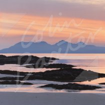 Rum from near Arisaig Greetings Card (CB)