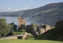 Urquhart Castle & Loch Ness 2 Postcard (H Std CB)