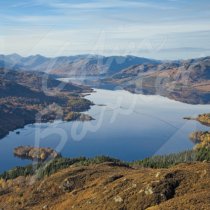 Loch Katrine, Trossachs Greetings Card (CB)