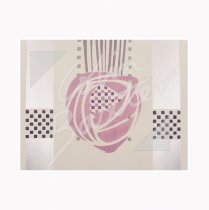 Mackintosh Wall Stencil, Hill House Classic Greetings Card