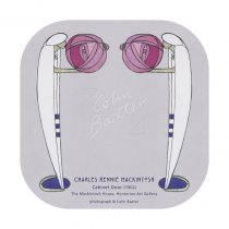 Mackintosh Cabinet Door (Lady & Rose) Coaster