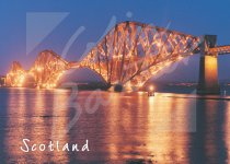 Forth Bridge at dusk Magnet (H CB)