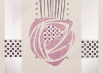 Mackintosh Wall Stencil, Hill House Magnet (H CB)