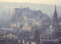 Edinburgh Castle & City Magnet (H CB)