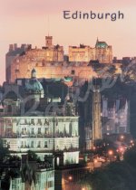 Edinburgh Castle at dusk Magnet (V CB)