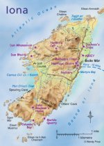 Iona Map Magnet (V CB)