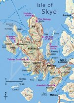 Isle of Skye Map Magnet (V CB)