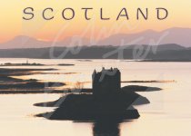 Castle Stalker at dusk, Appin, Argyll Magnet (H CB)