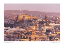 Edinburgh Catle & City Print