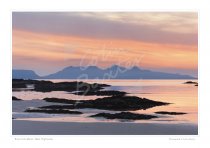 Rum from Morar, West Highlands Print