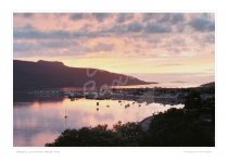 Ullapool at dusk, Wester Ross Print