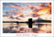 Castle Stalker, Appin, Argyll 3 Postcard (H Std CB)