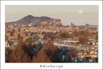 Arthur's Seat, Castle & City, Edinburgh Postcard (H Std CB)