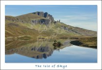 Storr across Loch Fada, Skye Postcard (H Std CB)