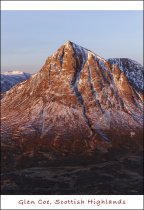 Buachaille Etive Mor, Glen Coe Postcard (V Std CB)