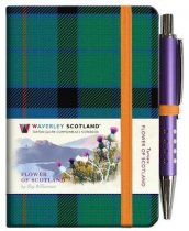 Tartan Cloth Notebook Mini: Flower of Scotland (Jan)