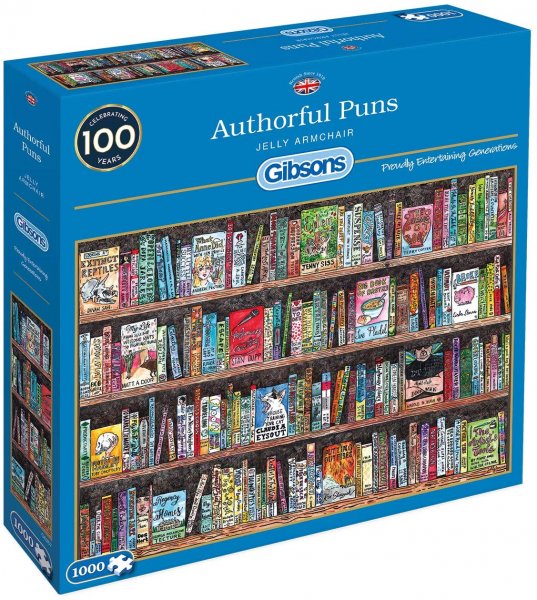 Jigsaw Authorful Puns 1000pc (Nov)