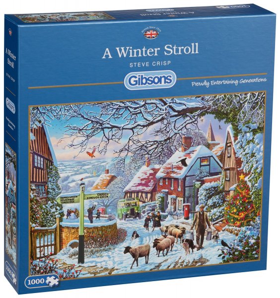 Jigsaw Winter Stroll 1000pc (Nov)