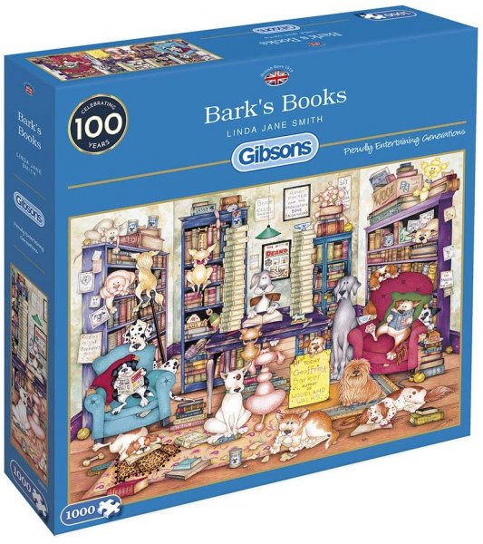 Jigsaw Barks Books 1000pc (Nov)