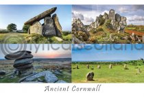 Ancient Cornwall Composite Postcard (H A6 LY)