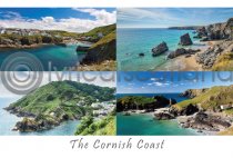 Cornish Coast Composite Postcard (H A6 LY)