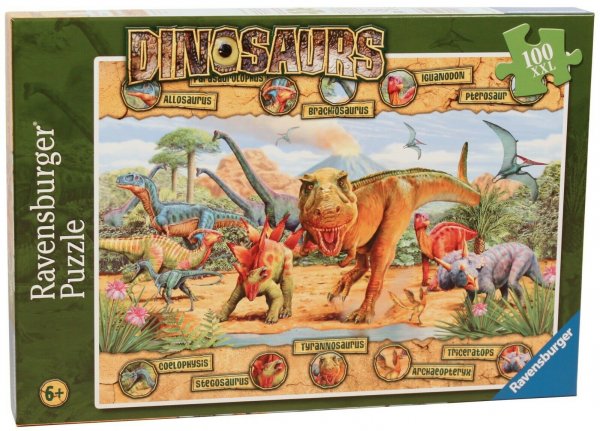 Jigsaw Dinosaurs 100pc