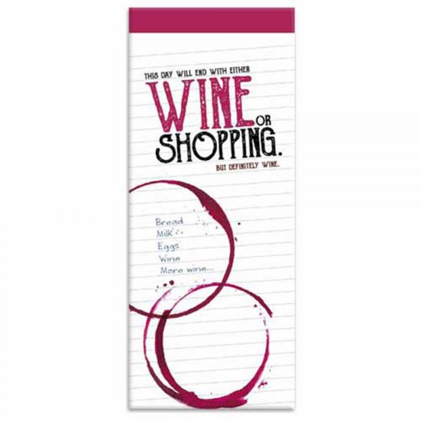 Shopping List Wine