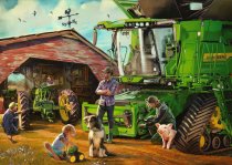 Jigsaw John Deere Then & Now 1000pc (RRP£13.99)(Oct)