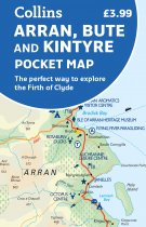 Arran, Bute & Kintyre Pocket Map (Mar22)